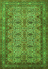 Persian Green Traditional Rug, tr1360grn