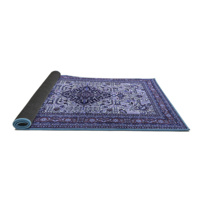 Sideview of Persian Blue Traditional Rug, tr1361blu