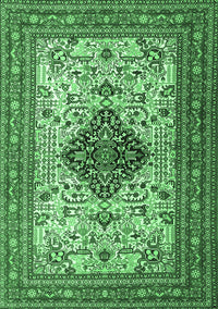 Persian Emerald Green Traditional Rug, tr1361emgrn