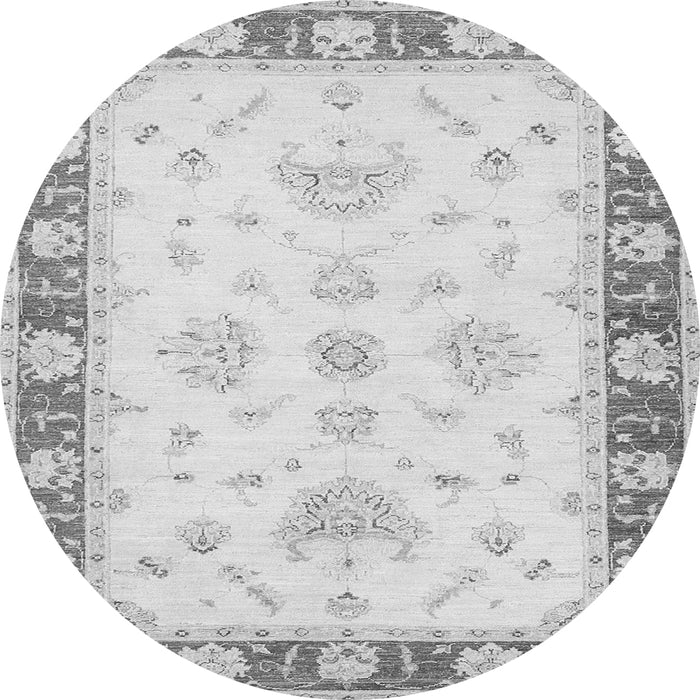 Machine Washable Oriental Gray Traditional Rug, wshtr1362gry