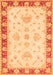 Oriental Orange Traditional Rug, tr1362org