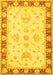 Oriental Yellow Traditional Rug, tr1362yw