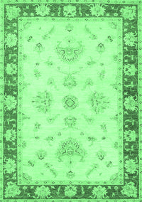 Oriental Emerald Green Traditional Rug, tr1362emgrn