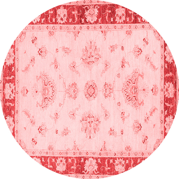 Machine Washable Oriental Red Traditional Rug, wshtr1362red