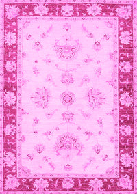 Oriental Pink Traditional Rug, tr1362pnk