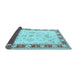 Sideview of Oriental Light Blue Traditional Rug, tr1362lblu