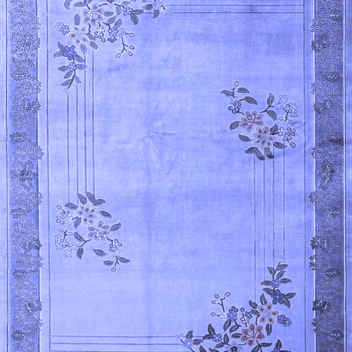 Oriental Blue Asian Inspired Rug, tr1363blu
