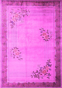 Oriental Pink Asian Inspired Rug, tr1363pnk