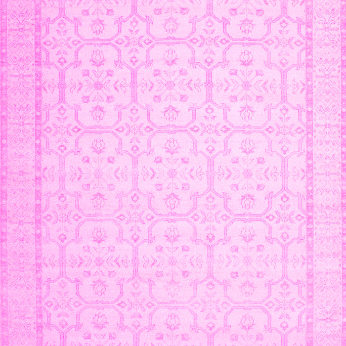 Oriental Pink Traditional Rug, tr1364pnk
