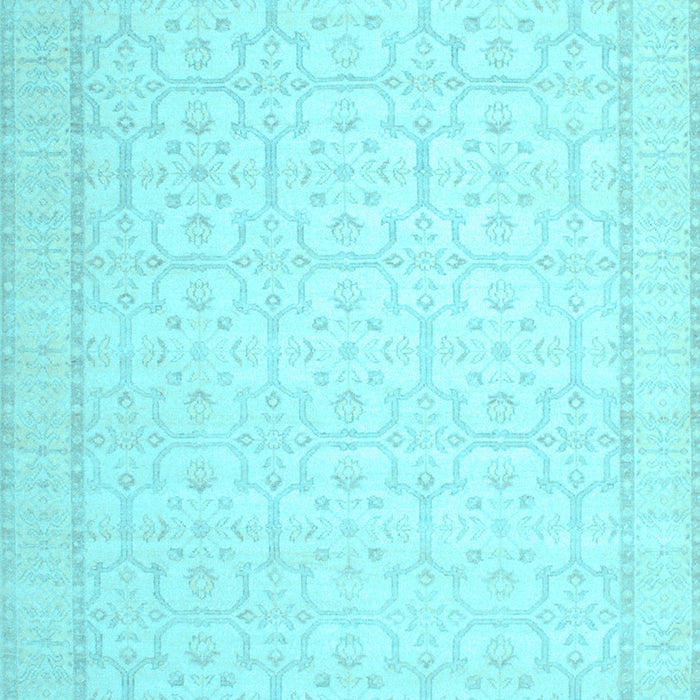 Oriental Light Blue Traditional Rug, tr1364lblu