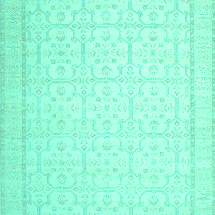 Oriental Turquoise Traditional Rug, tr1364turq
