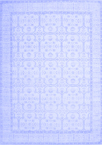 Oriental Blue Traditional Rug, tr1364blu