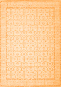 Oriental Orange Traditional Rug, tr1364org