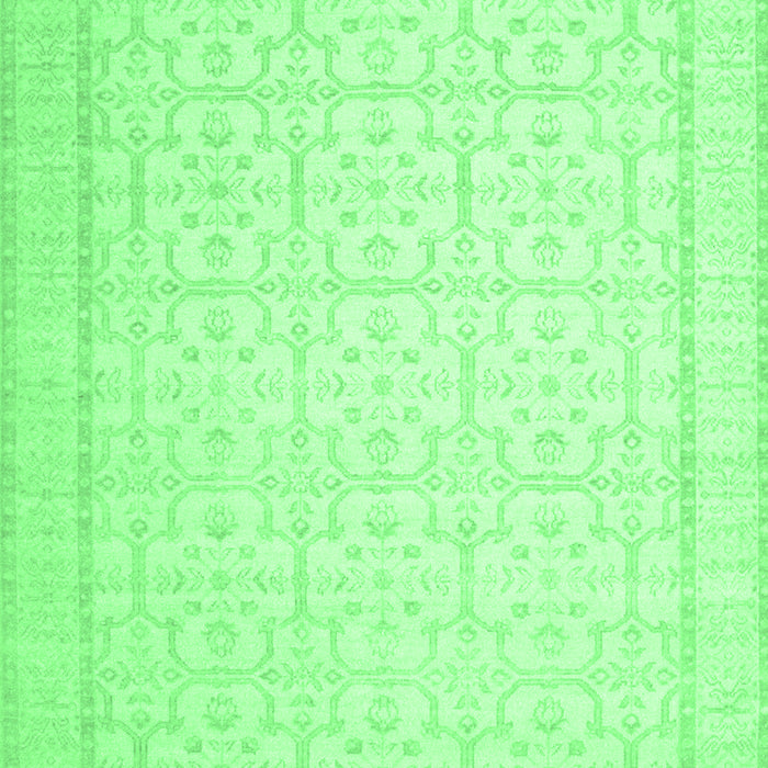 Oriental Emerald Green Traditional Rug, tr1364emgrn