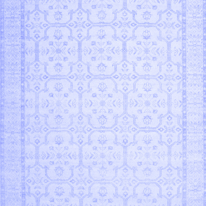 Machine Washable Oriental Blue Traditional Rug, wshtr1364blu