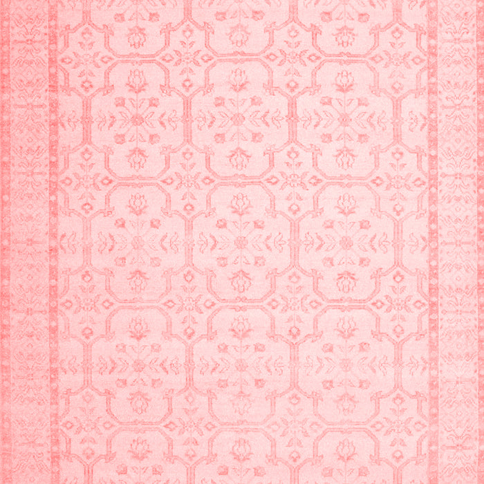 Machine Washable Oriental Red Traditional Rug, wshtr1364red