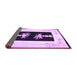 Sideview of Oriental Purple Asian Inspired Rug, tr1365pur