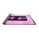 Sideview of Oriental Pink Asian Inspired Rug, tr1365pnk