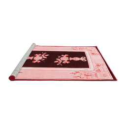 Asian Inspired Red Washable Rugs