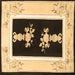 Square Oriental Brown Asian Inspired Rug, tr1365brn