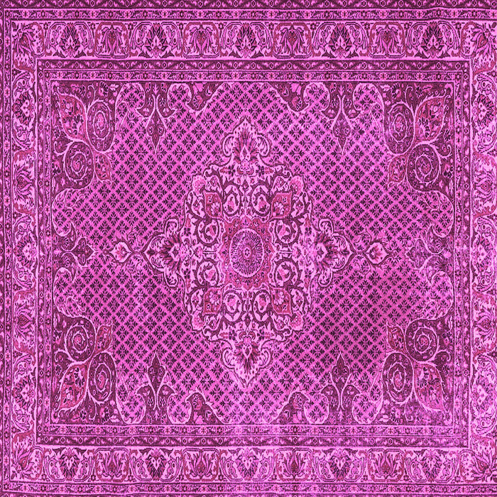 Square Persian Pink Traditional Rug, tr1366pnk