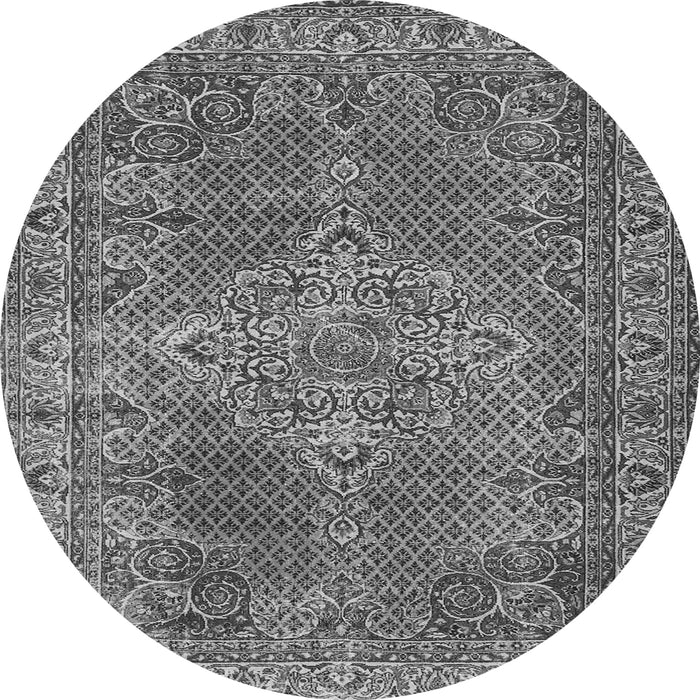 Square Persian Gray Traditional Rug, tr1366gry
