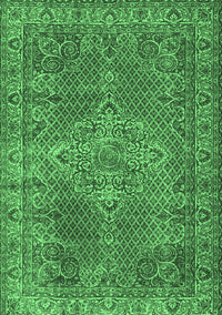 Persian Emerald Green Traditional Rug, tr1366emgrn