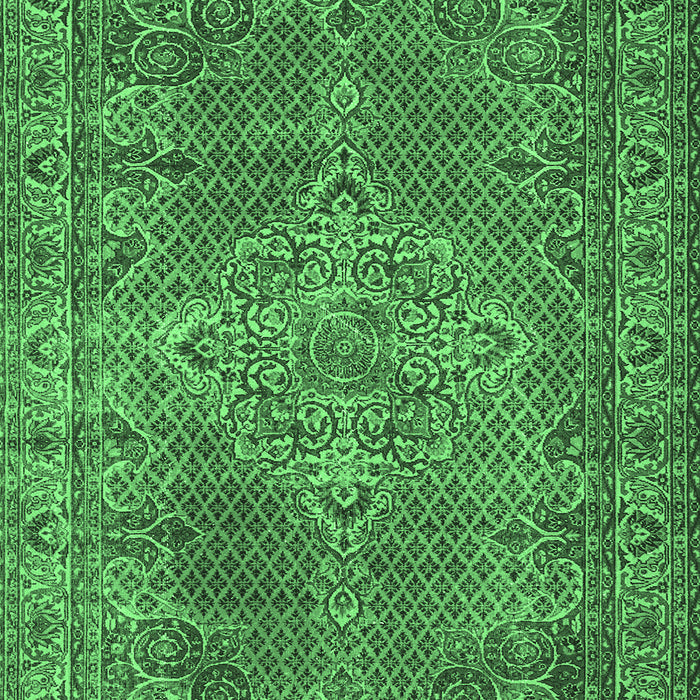 Persian Emerald Green Traditional Rug, tr1366emgrn