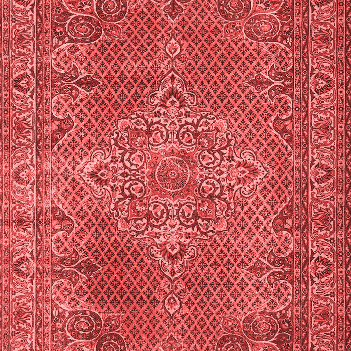 Machine Washable Persian Red Traditional Rug, wshtr1366red