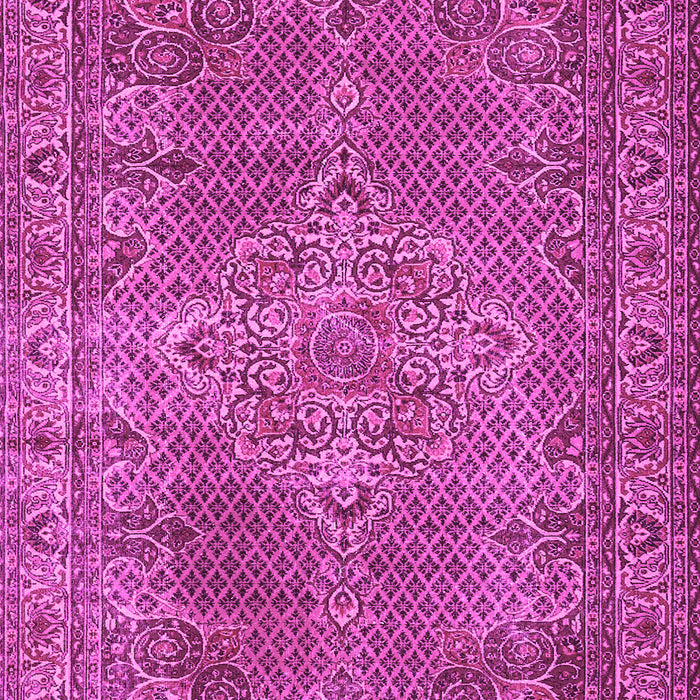 Machine Washable Persian Pink Traditional Rug, wshtr1366pnk