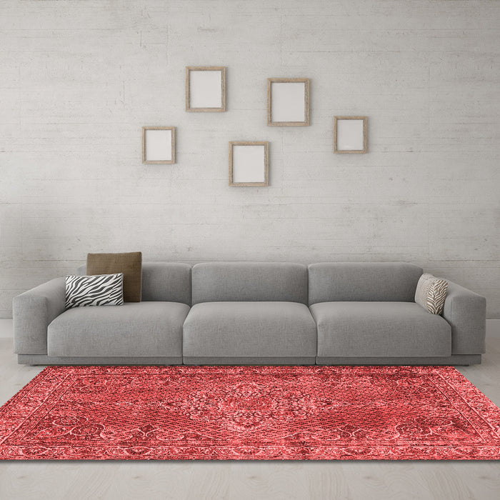 Traditional Red Washable Rugs