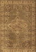 Machine Washable Persian Brown Traditional Rug, wshtr1366brn