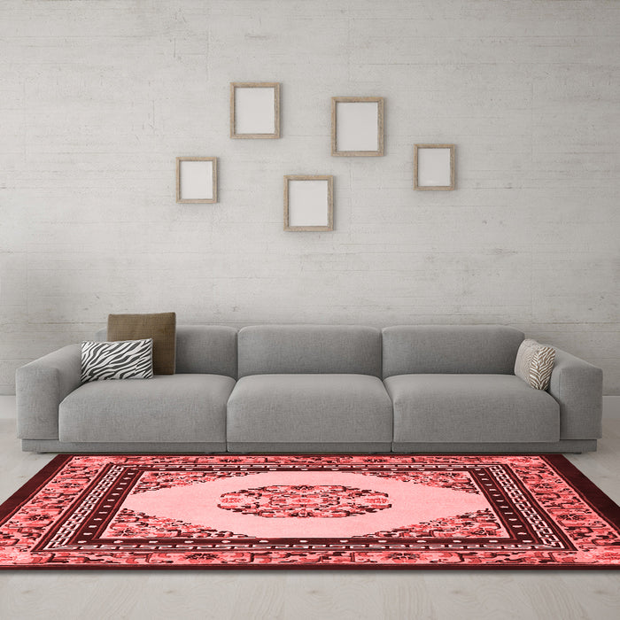 Traditional Red Washable Rugs