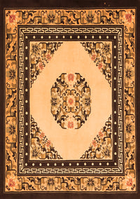 Persian Orange Traditional Rug, tr1367org