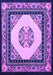 Machine Washable Persian Purple Traditional Area Rugs, wshtr1367pur