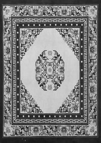 Persian Gray Traditional Rug, tr1367gry