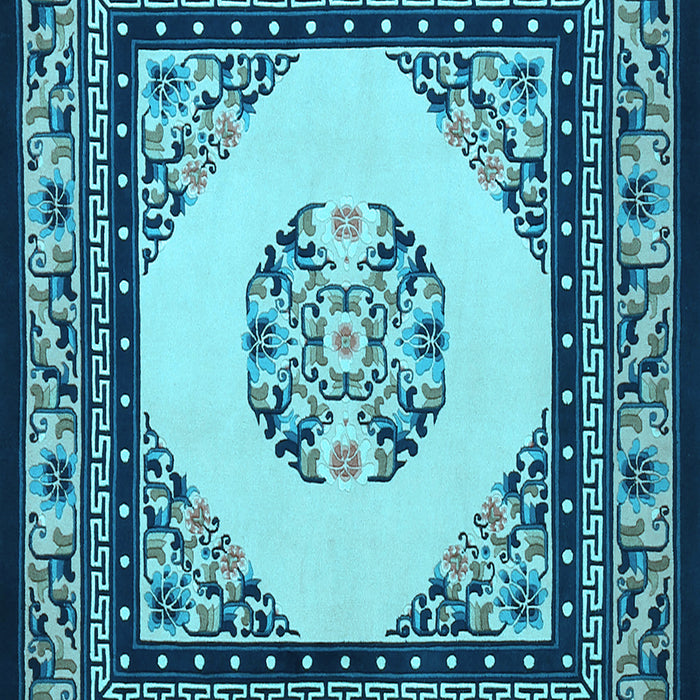Persian Light Blue Traditional Rug, tr1367lblu