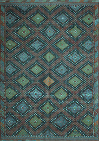 Persian Light Blue Traditional Rug, tr1368lblu