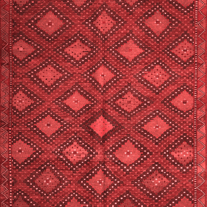 Machine Washable Persian Red Traditional Rug, wshtr1368red