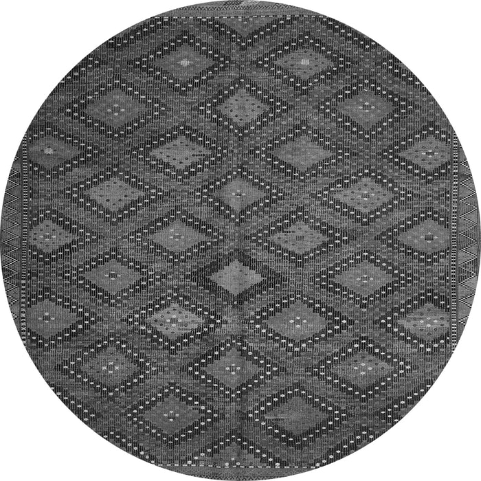 Square Persian Gray Traditional Rug, tr1368gry