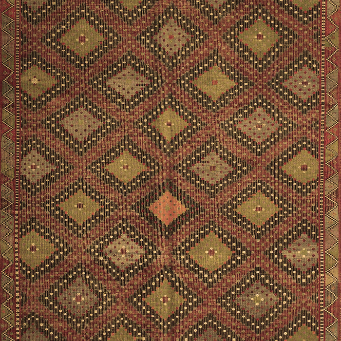 Machine Washable Persian Brown Traditional Rug, wshtr1368brn
