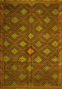 Persian Yellow Traditional Rug, tr1368yw