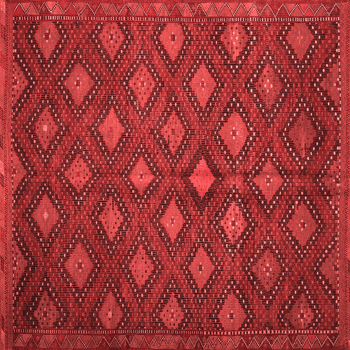 Machine Washable Persian Red Traditional Rug, wshtr1368red