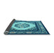 Sideview of Oriental Light Blue Asian Inspired Rug, tr1369lblu