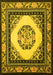 Oriental Yellow Asian Inspired Rug, tr1369yw