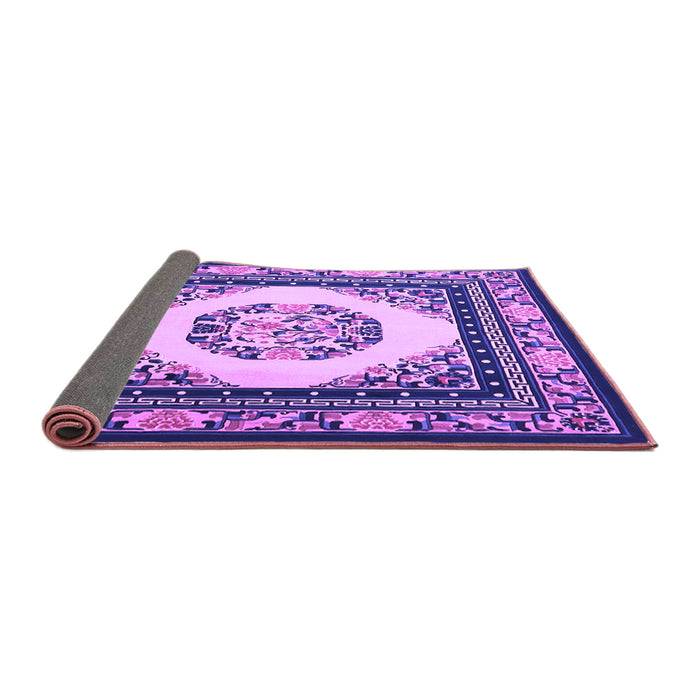 Sideview of Oriental Purple Asian Inspired Rug, tr1369pur