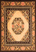 Serging Thickness of Machine Washable Oriental Orange Asian Inspired Area Rugs, wshtr1369org