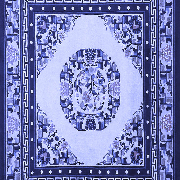 Oriental Blue Asian Inspired Rug, tr1369blu