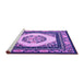 Sideview of Machine Washable Oriental Purple Asian Inspired Area Rugs, wshtr1369pur