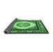 Sideview of Oriental Emerald Green Asian Inspired Rug, tr1369emgrn